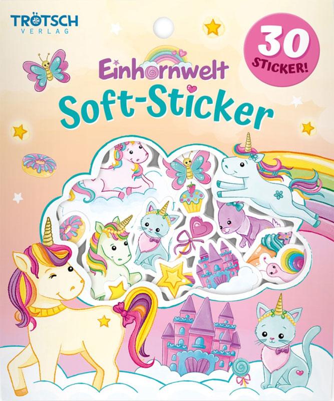 Soft-Sticker Einhornwelt