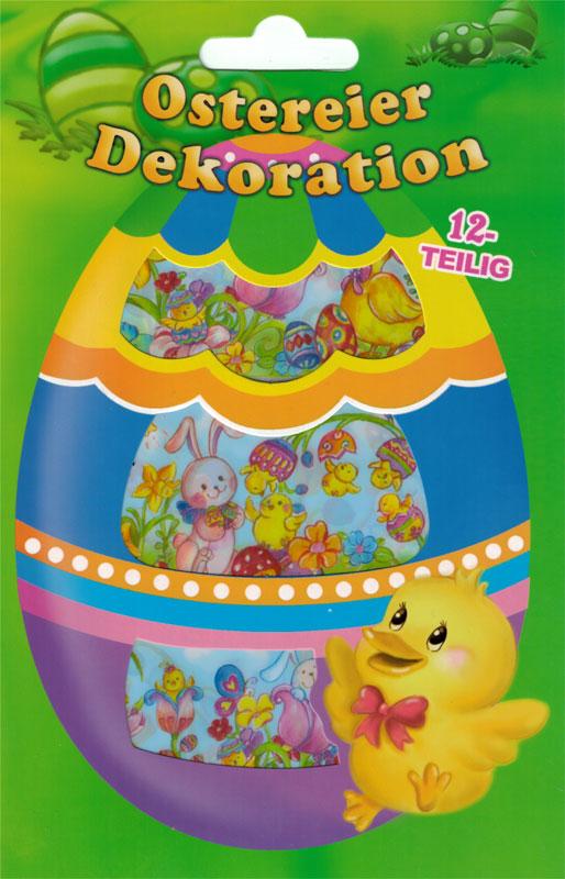 Easter eggs decoration foil