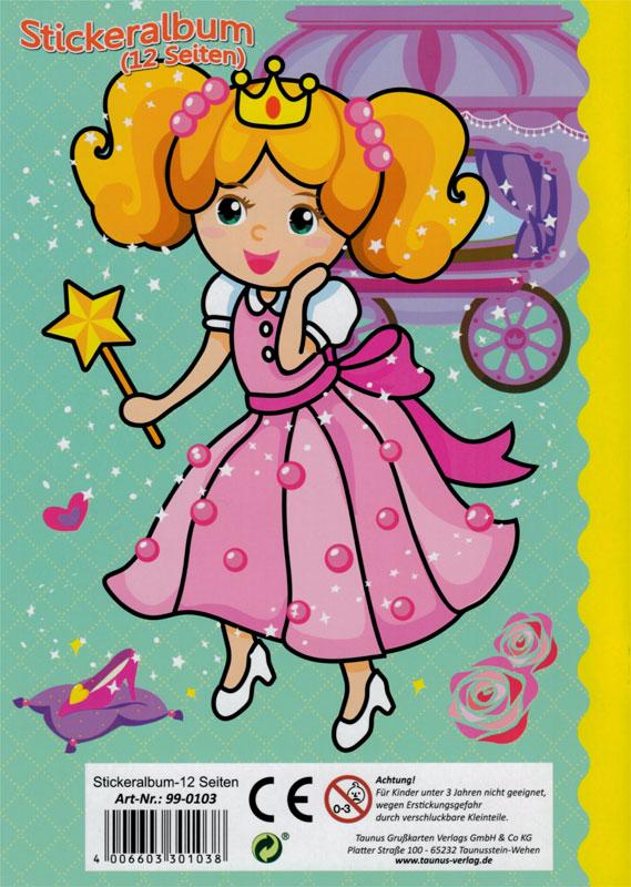 Sticker album A5 Princess