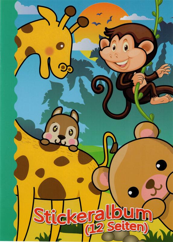 Stickeralbum A5 Zootiere