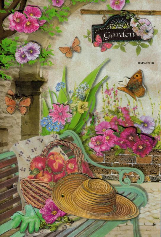 Sticker mit Glimmer & Schmuck