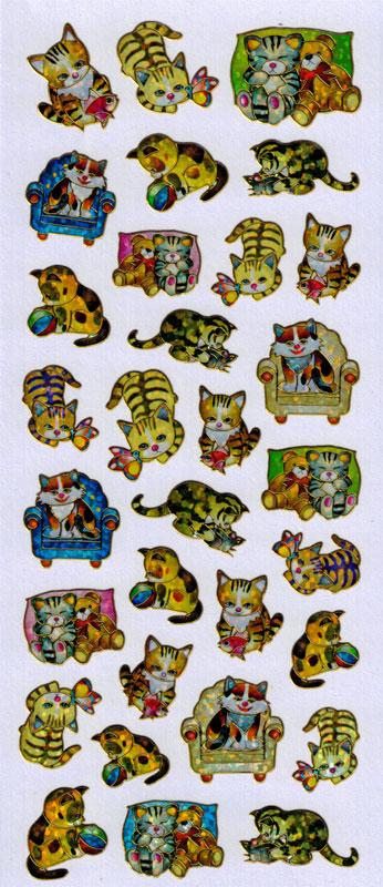 Metallic Sticker Meerestiere