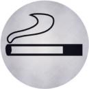 Hinweisschild Raucher silber