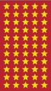 Prismatic Sticker 110 Sterne gold klein