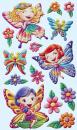 Schaum-Sticker Blumenfee II