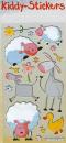 Metallic Kiddy-Stickers Tiere VI