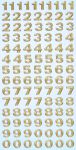 SOFTY - Sticker gold Zahlen 9 mm