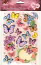 Schmetterling-Sticker mit Glimmer u Schmuck