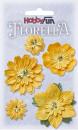 FLORELLA Blüten gelb -  2,5 / 5,5 cm