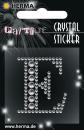 Party Line Crystal Sticker Letter E