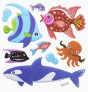 Foliensticker 2D-XXL Meerestiere Fische