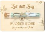 Holzgeldgeschenkverpackung Zeit statt Zeug