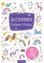 Glitzerspaß – Einhorn 250 Sticker
