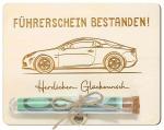 Holzgeldgeschenk für FührerscheinZeit statt Zeug