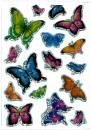 Butterfly stickers with 3D wings effect