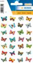 Sticker butterflies glitter foil
