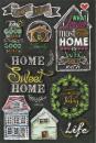 3D Paper Sticker Sweet Home