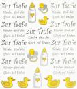 Design Sticker  Zur Taufe