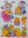 Balloon Easter Decoration Sticker I