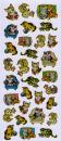Metallic Sticker Meerestiere
