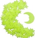 Leuchtsticker 100 Sterne 1 Mond